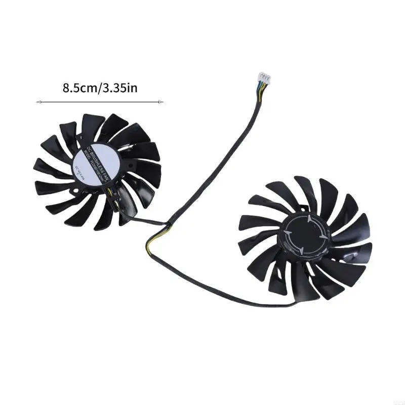 A52B Quiet 4pin Graphics Card Fan per RX470 RX480 RX570 Radiatore della scheda grafica per i giocatori affidati PLD09210B12HH