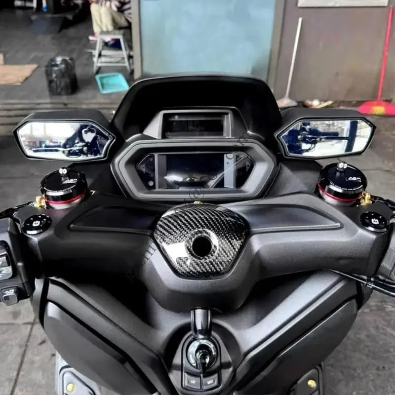 عاكس عرض الدراجات الخلفية للدراجة النارية عاكس عرض كبير لسلامة XMAX300 المحسّنة مع تصميم ABS الموسع على الرؤية الموسعة