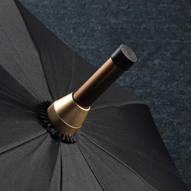 Multifunction Storm Umbrellas Pull-out Long Handle Umbrella Broken Window Gentleman Vehicle-mounted Defend Oneself Household