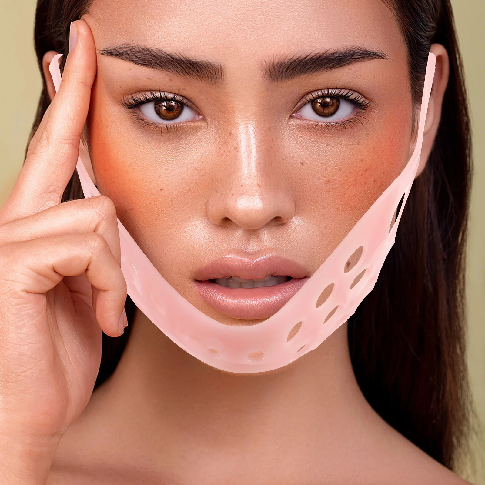 Sangle de Lifting du visage réutilisable pour dormir, réducteur de Double menton plus mince, exercice de mâchoire, dispositif de serrage pour soins de la peau