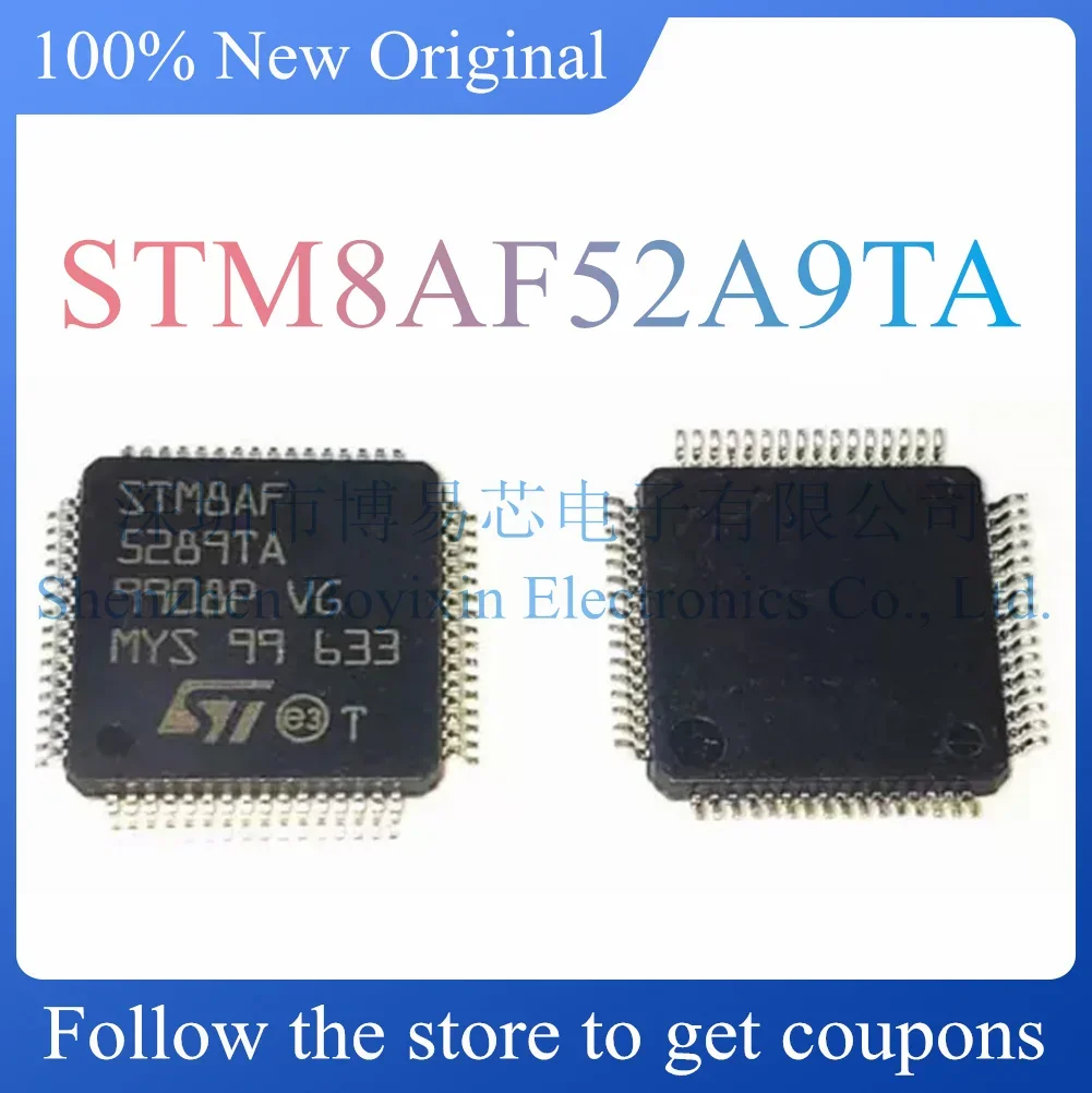 NEW STM8AF52A9TA.Original Product.Package LQFP64