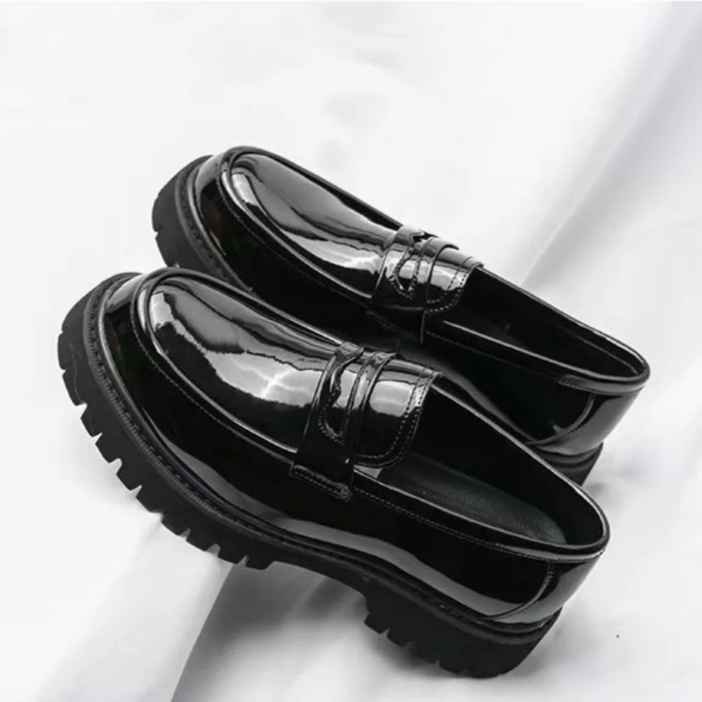 Men Leather Shoes Casual Loafers Shoes Slip on Dress Casual Spring Summer Business Formal Wedding Shoes Outdoor Tenis Masculino