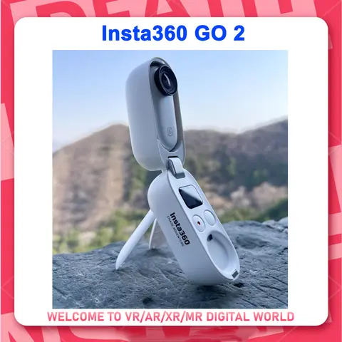Insta360 Go 2 Camera Insta360 GO2 Thumb Camera with Lens Guard Waterproof Camera Tiny Action Camera Professional Sports Camera