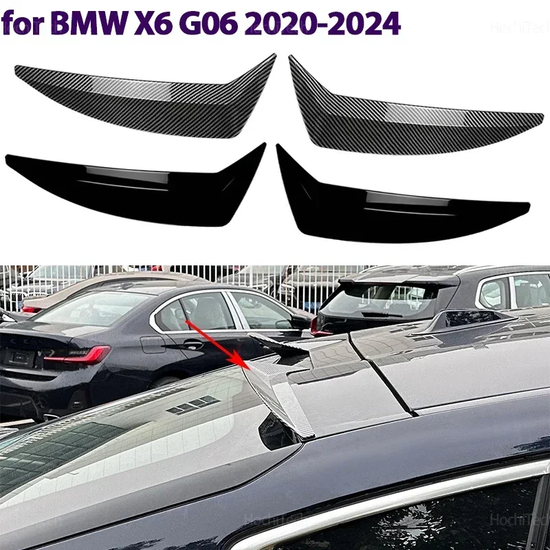 Rear Spoiler Lip For BMW X6 G06 2020 2021 2022 2023 2024 High Quality Glossy Black Racing Trunk Wing Lid Spoiler Trim