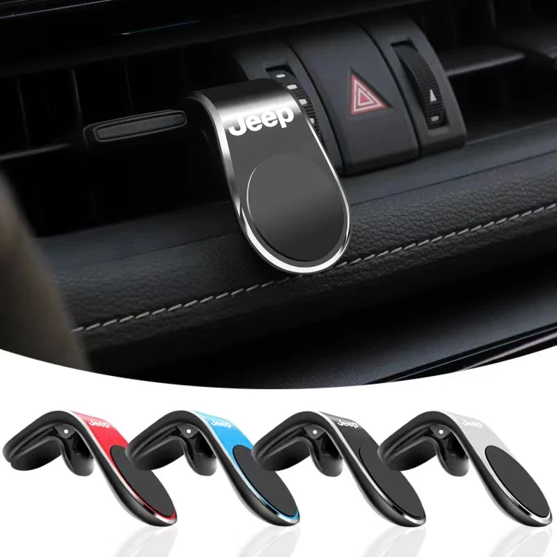 1 قطعة حامل هاتف السيارة المغناطيسي حامل معدني اكسسوارات ل جيب جراند شيروكي رانجلر JK المصارع البوصلة رينيجيد باتريوت