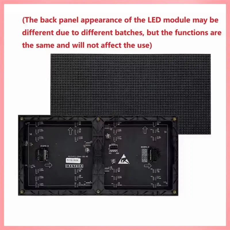 

N91R-4Pcs P5 Indoor LED Screen Panel 64X32 LED Display Module 16 Scan Full Color LED Electronic Screen Display 320X160mm