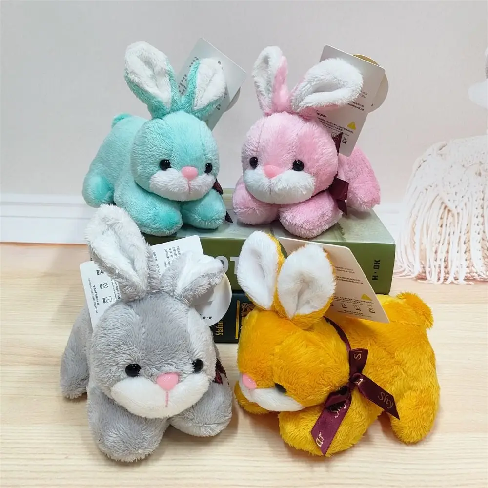 

Плюшевая кукла кролика с длинными ушками и большими ушками, мягкие интерактивные мягкие игрушки кролика, пушистая удобная плюшевая игрушка кролика, подарки для детей