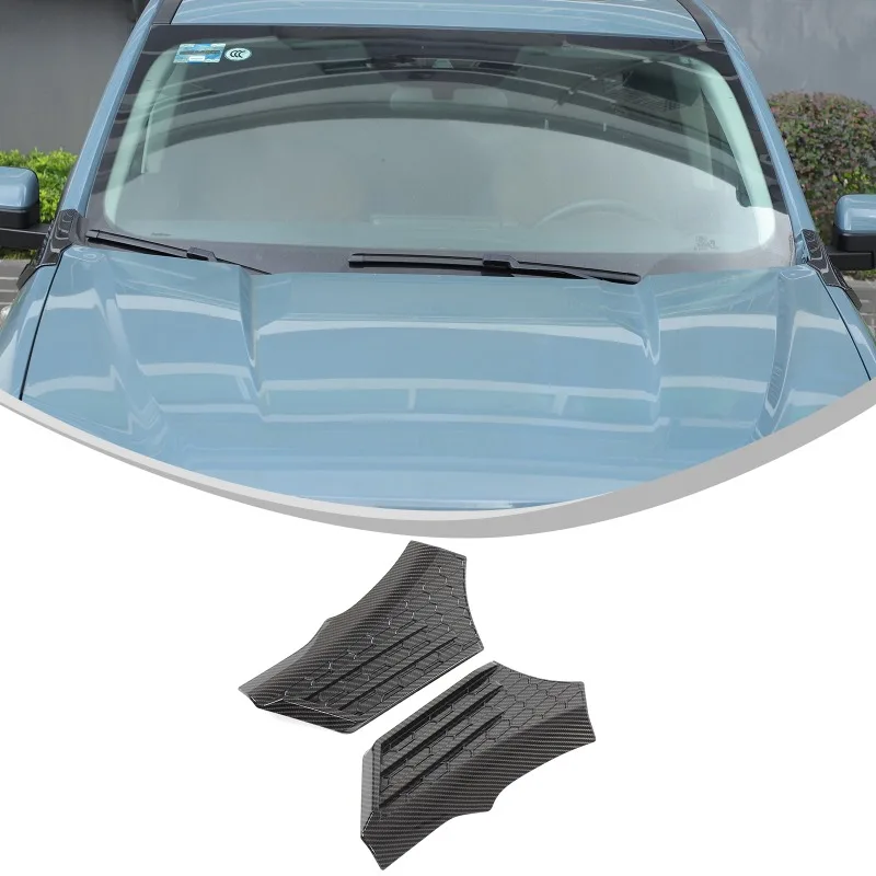 

2PCS ABS For 2022+ Ford Maverick Fender Trim Panels Cover sticker Trim Front hood trim Car Accessorie