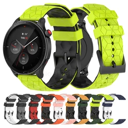 Para Xiaomi Amazfit GTR 4 3 Pro 2e 2 nueva correa de reloj inteligente para Amazfit GTS 4 2 Mini Bip U 3 Pro Correa pulsera de silicona suave