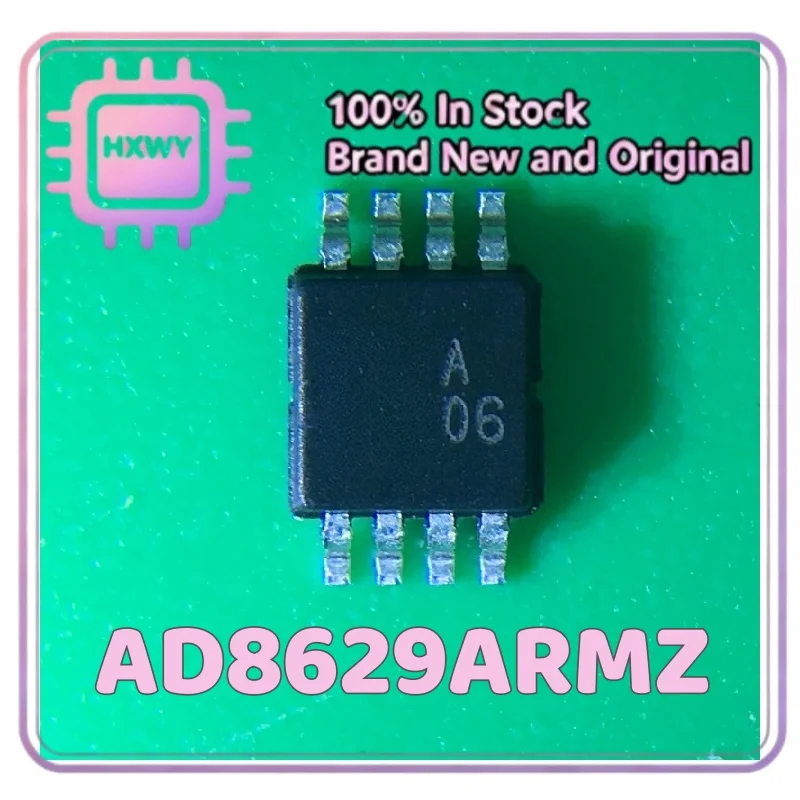 (3/20 pieces) AD8629ARMZ A06 MSOP-8 Zero-Drift Operational Amplifier Brand new original stock Electronic Chip Fast Shipping