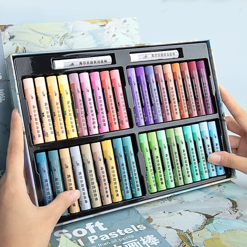 Kuelox Professional Heavy Color Oil Pastel Drawing Painting Soft Oil Pastel For Art School Stationery Supplies Crayon