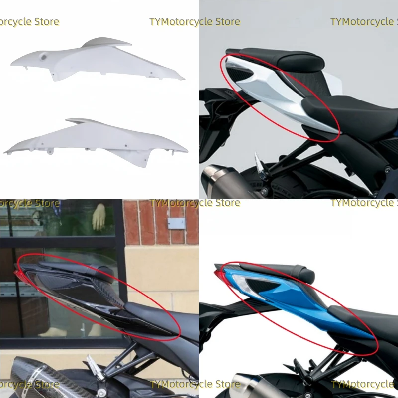 Motorcycle Rear Passenger Seat Cover Side Panel Fairing Cowl Fit For Suzuki GSX-R600 GSX-R750 GSXR600 GSXR750 K11 2011 2012-2023