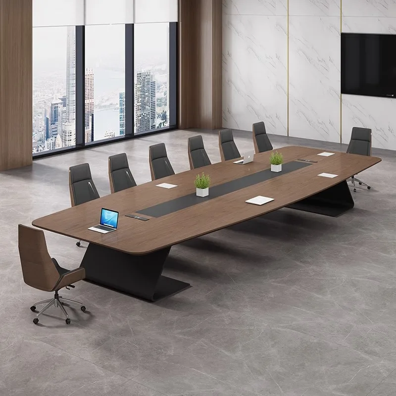 Conference table Long Simple modern training Negotiation Large conference room Large