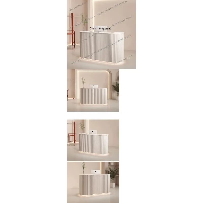 X تسجيل النقدية، طاولة بار، بسيطة وصغيرة، مكتب أمامي للفناء، مكتب استقبال