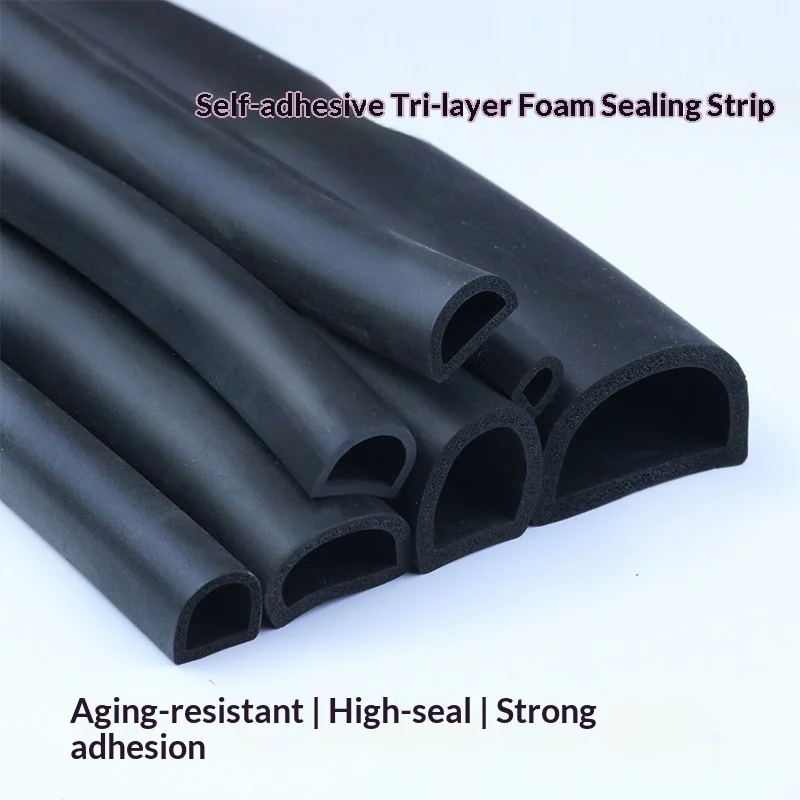 

Противовзломная уплотнительная лента для дверей и окон, звукоизоляционная, ветрозащитная, пылезащитная, амортизирующая для автомобиля