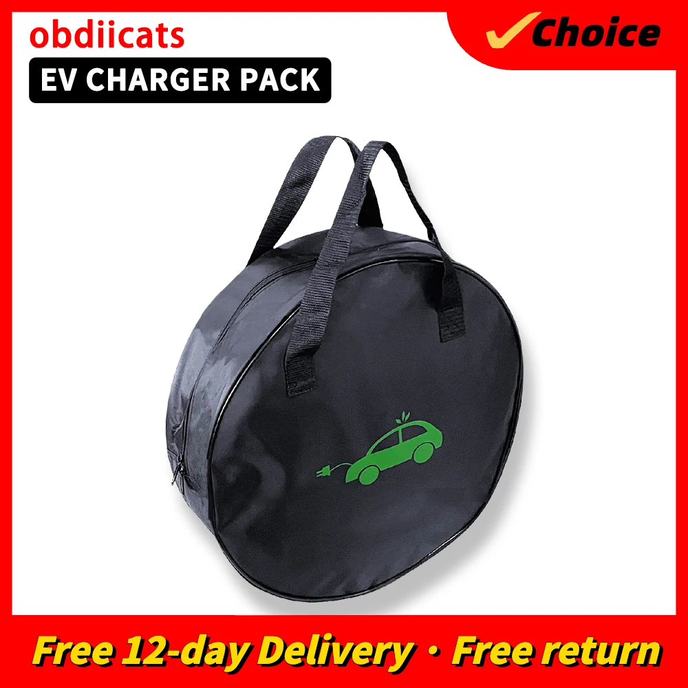 

EV Carry Bag For Electric Vehicle Charger Charging Cables Plugs Sockets Charging Equipment Container