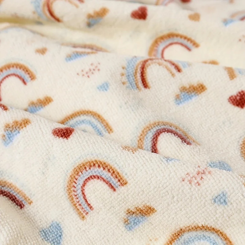 منشفة بغطاء للرأس للأطفال، بطانية قماط فائقة النعومة ماصة للرضع مع غطاء محرك السيارة منقوشة من البوليستر لحمام السباحة والشاطئ والسفر واليوجا #4