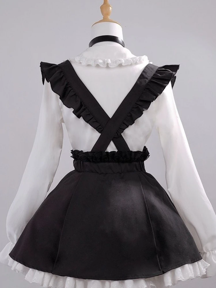 2026 Sweet Lolita Y2k Aesthetic Blouses Women Spring Lace Patchwork Harajuku Shirts Girly Kawaii Doll Collar Tops Blusas Camisas
