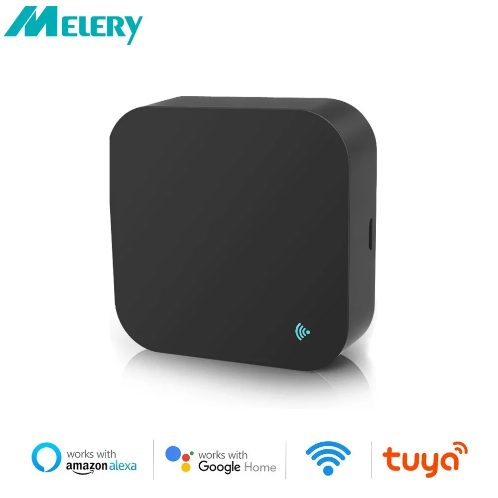 

Melery Tuya Smart WiFi IR Remote Control TV Fan Air Condition Timer by Google Alexa Voice 2.4GHZ Repeat Home Appliance Universal