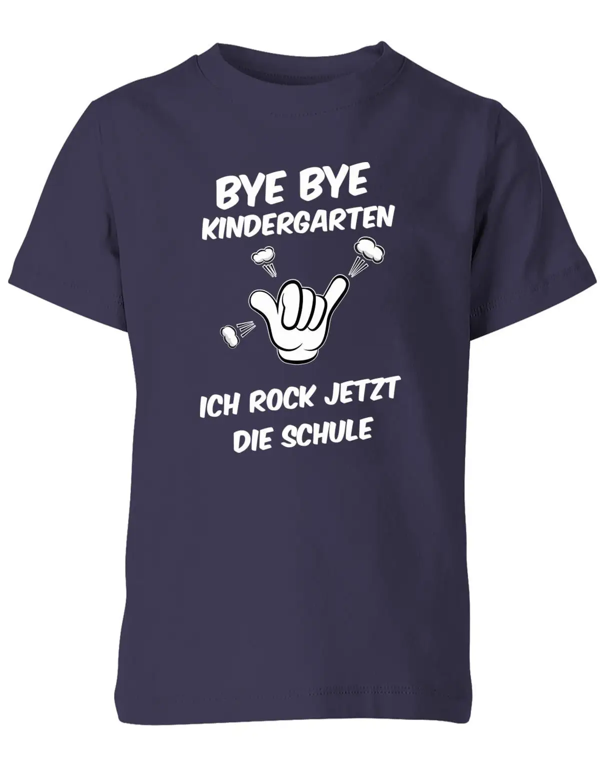 Bye Kindergarten Ich Rock Jetzt Die Schule Einschulung Kinder T Shirt