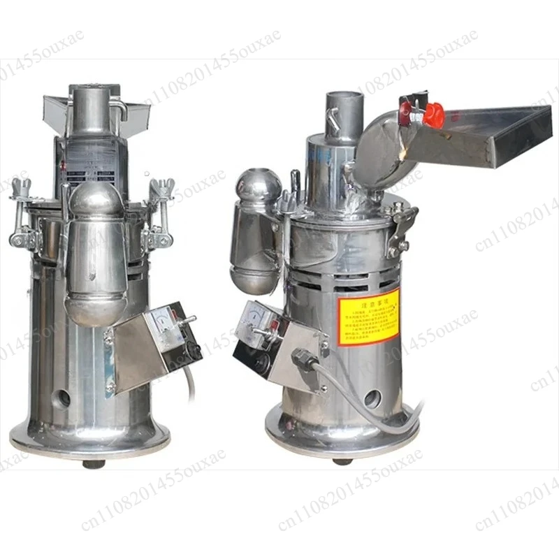 DF-15 Hammer Mill Pulverizer 15kg/h Automatic Continuous Herb Grinder 110V/220V Spice Grain Crushing Machine