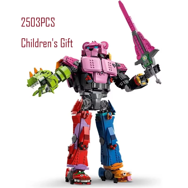 2503 Piezas, Nuevo Producto 77078, Robot Mecánico Líder, Serie de Bloques de Construcción, Rompecabezas, Modelo de Ensamblaje, Regalo de Cumpleaños para Niños