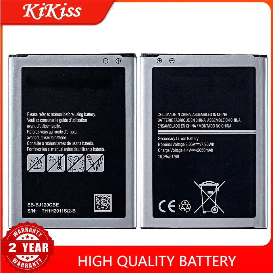 

EB-BJ120CBE Battery For Samsung Galaxy J1(2016) J120 J120F J120A J120T J1 Version Express 3 2050mAh EB BJ120CBE +Tracking NO