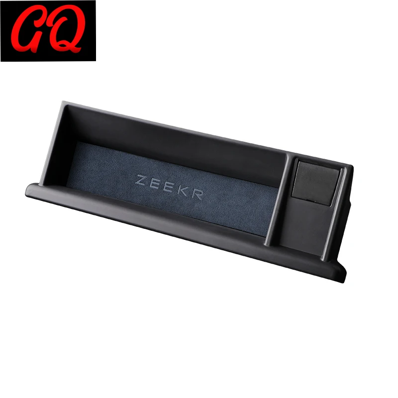 Per Zeekr X 2023 ETC Scatola di immagazzinaggio Dietro lo schermo di controllo centrale Schermo di navigazione Stoccaggio Alcantara Accessori interni per auto