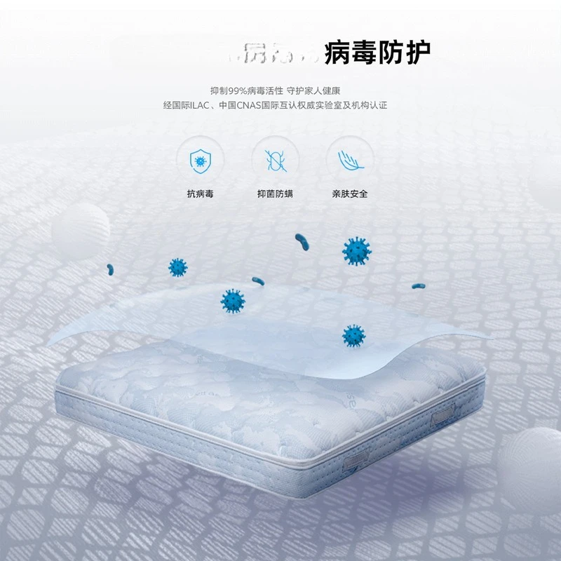 مرتبة منزلية من القطن الخالص مرتبة إسفنجية ربيعية مستقلة شقة فندقية راقية