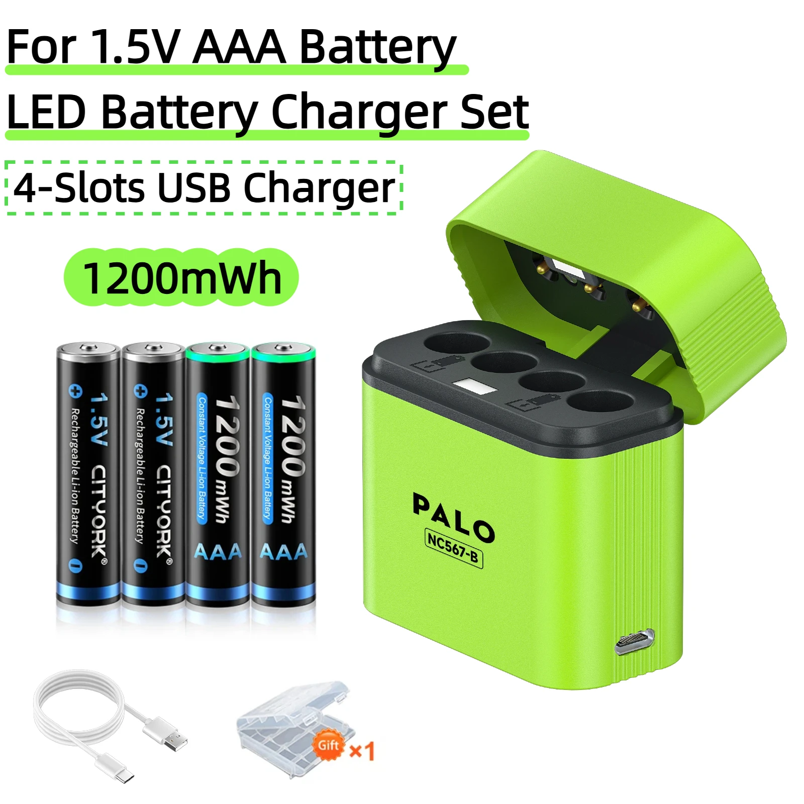 For 1.5V Aaa Li-Ion…