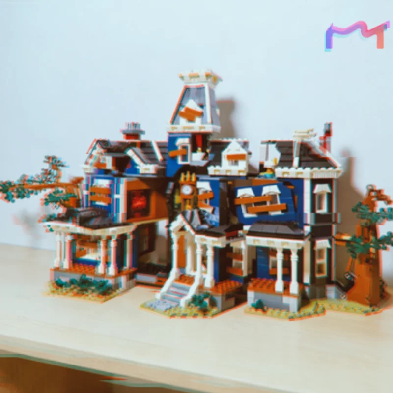 2026 New 2593pcs Creel House Building Blocks Stranger Event Series Creative Diy Assembly Model Bricks Desktop Display Ornament