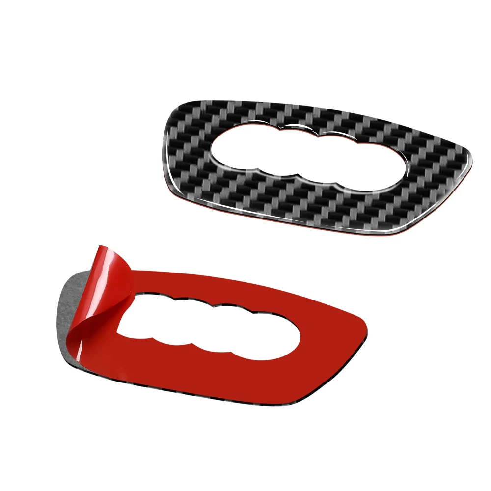 Car Steering Wheel Ring Trim Carbon Fiber Sticker Cover Decoration Auto Accessories For Audi A4 B8 A3 8P A6 C7 8V B9 B7 B6 C6 A5 - view 4