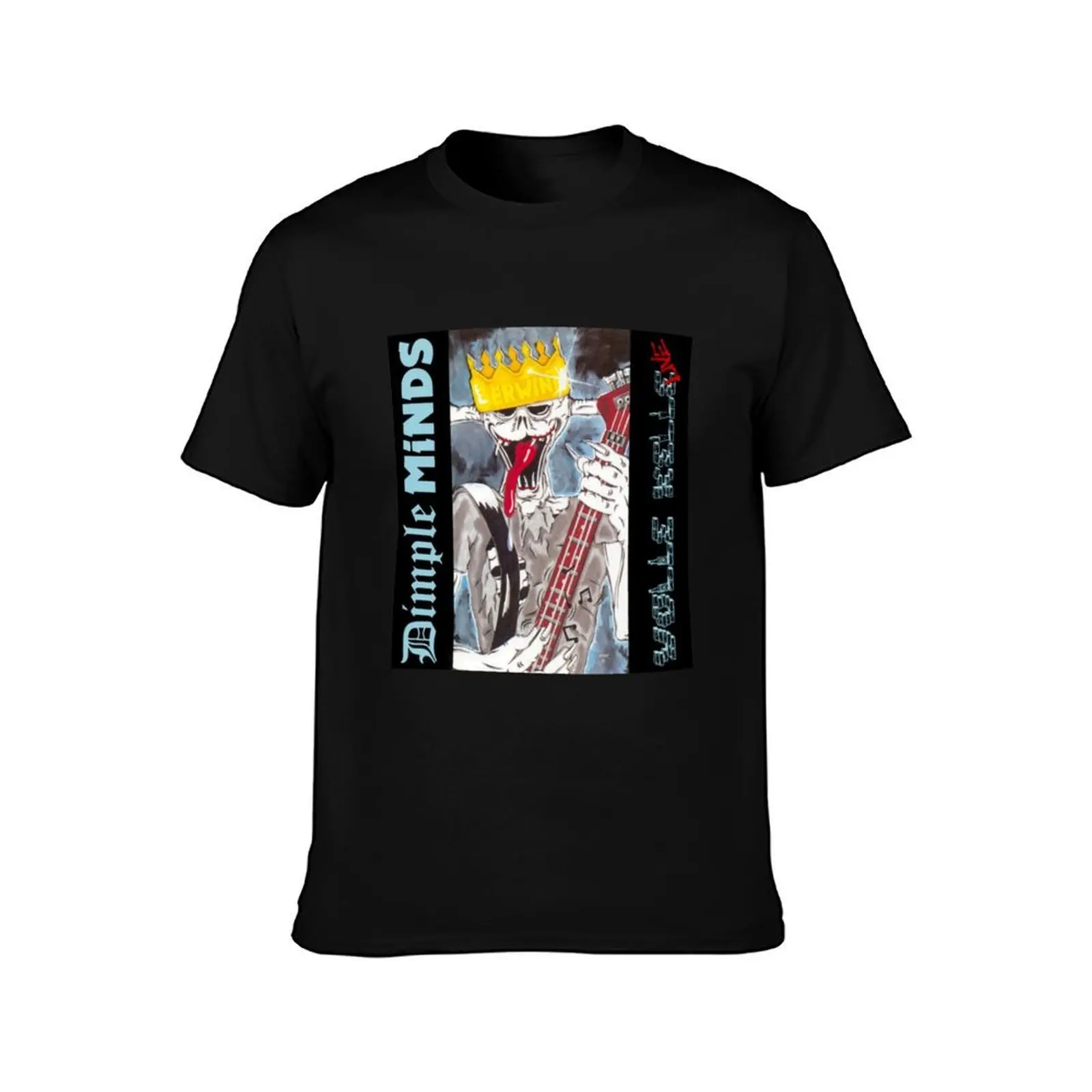 dimple minds T-Shirt Basic Plain Short Sleeve Crew Neck Tee T-Shirt