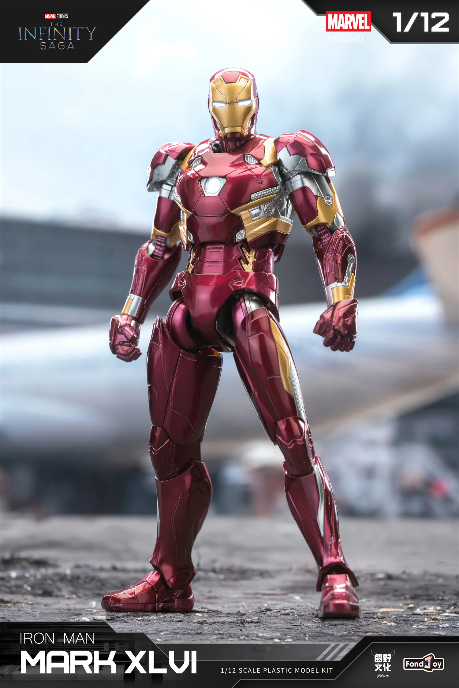 1/12 Original FondJoy Iron Man Tony Stark Legend Action Figure MK45 MK46 MK50 MK4 DIY Baustein Spielzeug Sammlung Anime Modell – Detail 17
