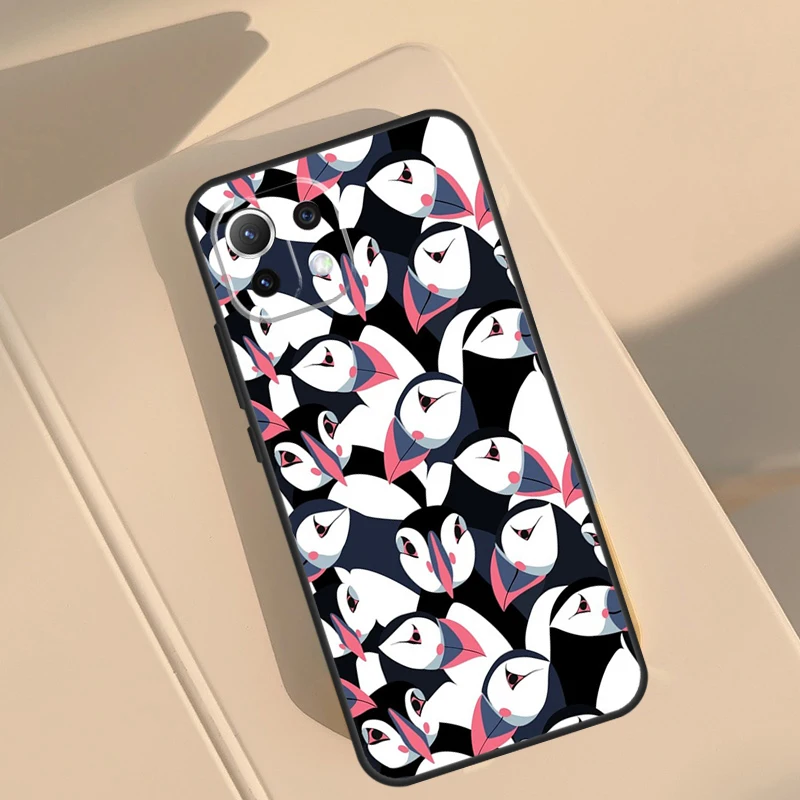 Puffin Bird Case For POCO M6 X3 X5 Pro X4 F4 GT M5s F3 F5 Cover For Xiaomi 11T 12T Pro 12 13 Lite 12X