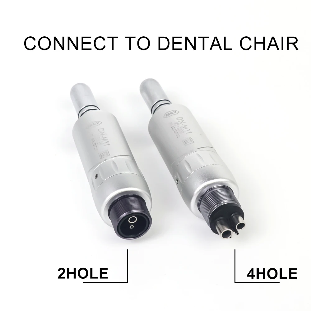 Electric den tal Slow Low Speed E-type Metal Air Motor 4HOLE Handpiece Fit Micromotor