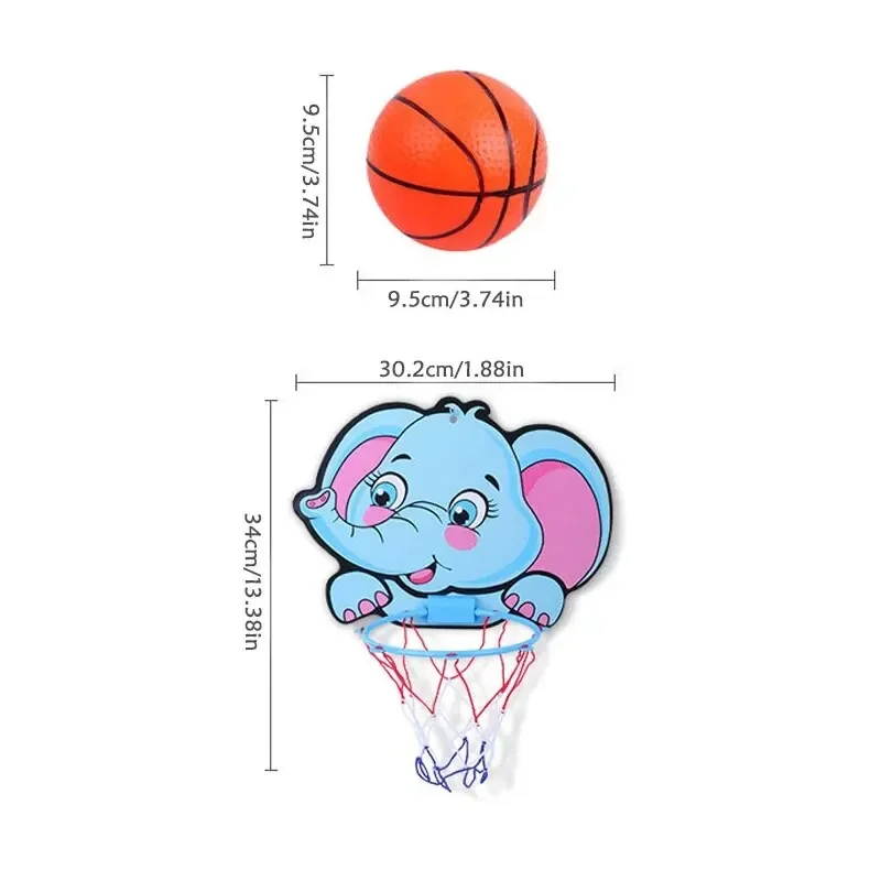 Basketball Ständer Cartoon Indoor Einstellbar Einstellbar Kinder Sport Spielzeug Schießen Rahmen Kinder Ball Sport Spielzeug