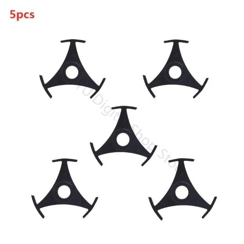 96BA 5 Teile/satz Schwarz Langlebig 7 Zoll Schallplatte Adapter Konverter Für 45RPM Plattenspieler Phonographen Zubehör Ersatz – Detail 9
