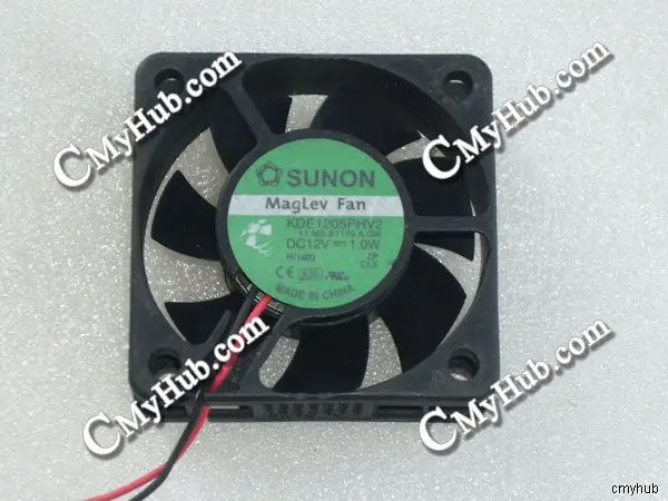 For SUNON KDE1205PHV2 11.MS.B1175.A.GN DC12V 1.0W 5015 5CM 50MM 50X50X15MM 2pin Cooling Fan KDE1205PHV2