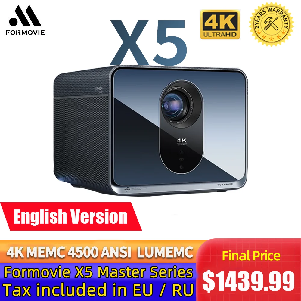 مراجعات ونصائح حول مشروعور Formovie Fengmi X5 4K DLP Laser مع تقنية ALPD