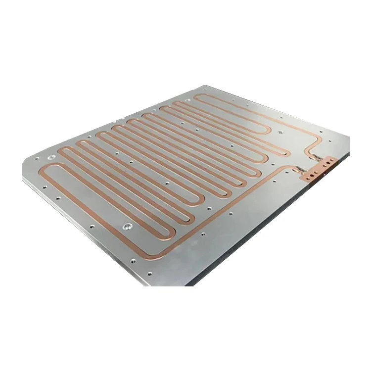 Factory Custom Embedded Liquid Water Cooling Cold Plate Thermoelectric Aluminium Heat Pipe Heat Sink Copper Bending Cutting