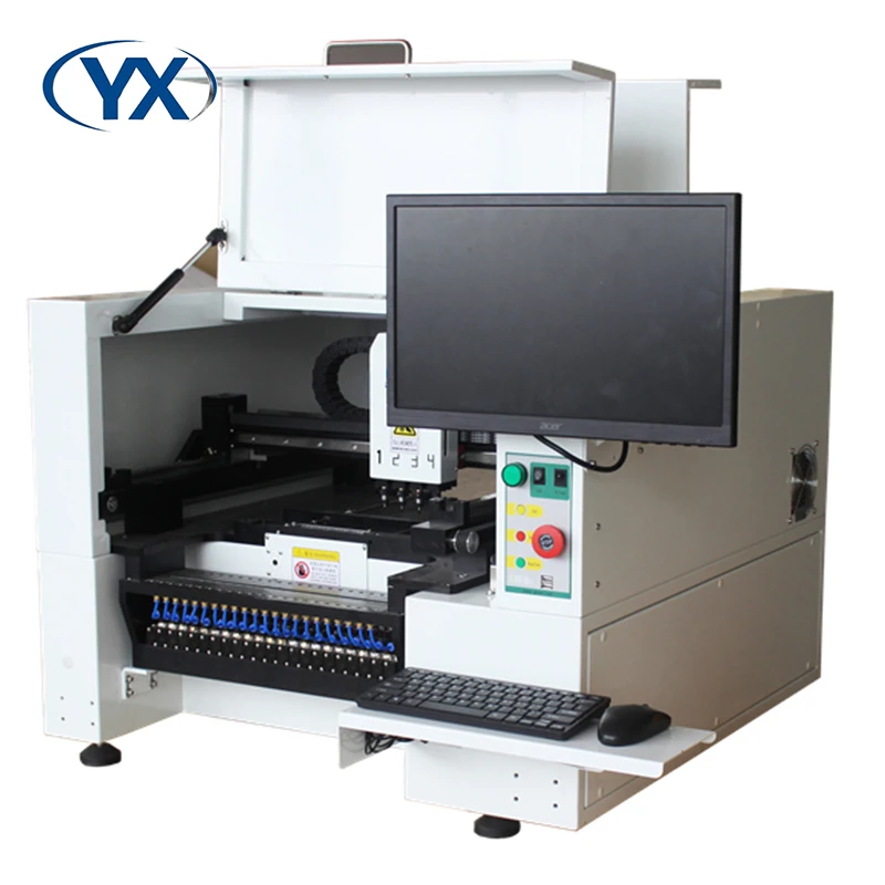 Including Tariff Prices Mini SMD LED Assembly Line Pcb Small Desktop Pick and Place Machine SMT380 for PCB Production Equipment