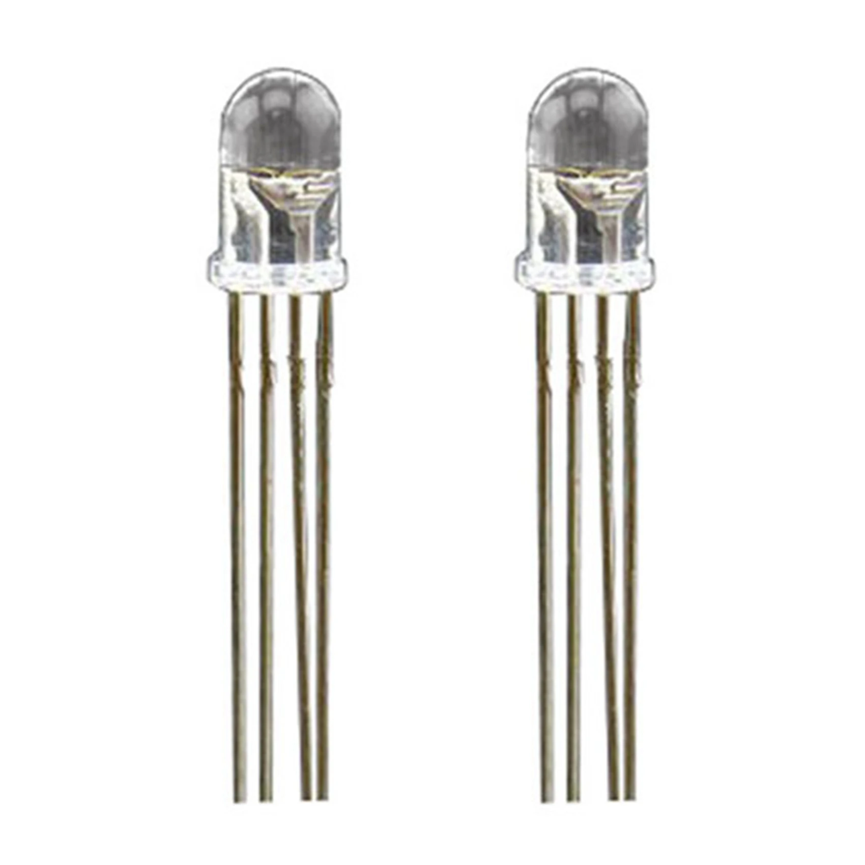 200Pcs 5Mm 4 Pin RGB LED Common Anode Red Green Blue image 2