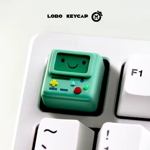 Adventure Time-Themed Bmo Light-Transmitting Mechanical Keyboard Attachment Keycap Single Personality Custom Creative Keycap Esc