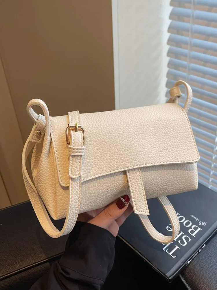 

Ele mat Women's Crossbody Bag Single oulder Summer Trend Square Bag Korean Sle Daily Use Soft PU Leather