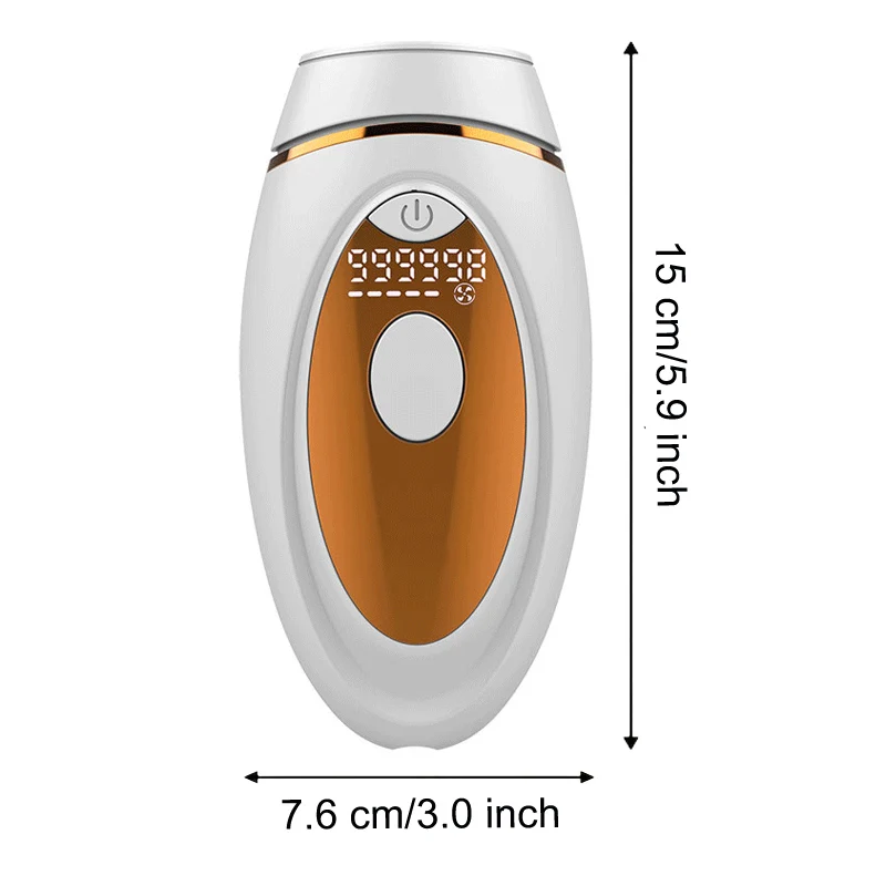 Tragbares Laser-Haarentfernungsgerät 999900 Blitze Bikini-Trimmer Quarzlampe Schmerzlose Dauerhafte Haarentfernung für Frauen IPL Epilierer – Detail 3