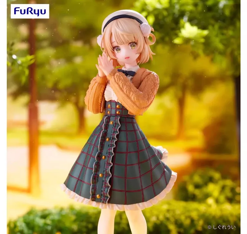 FuRyu حقيقية الثلاثي-Try-iT الشكل الظاهري YouTuber Shigure Ui أنيمي الشكل عمل لعب للأطفال هدية الكريسماس تحصيل نموذج