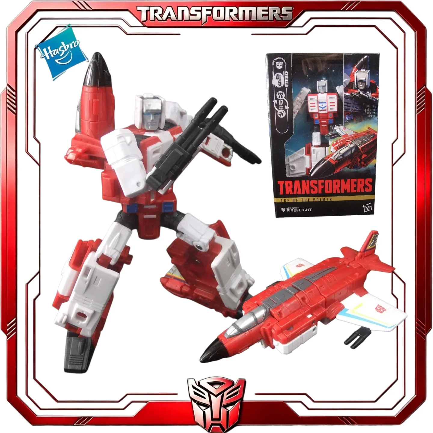 

In Stock Transformers Age of the Primes Deluxe Fireflight Hasbro Aerialbot Superion Jet Collectible Action Figure Toy For Fans