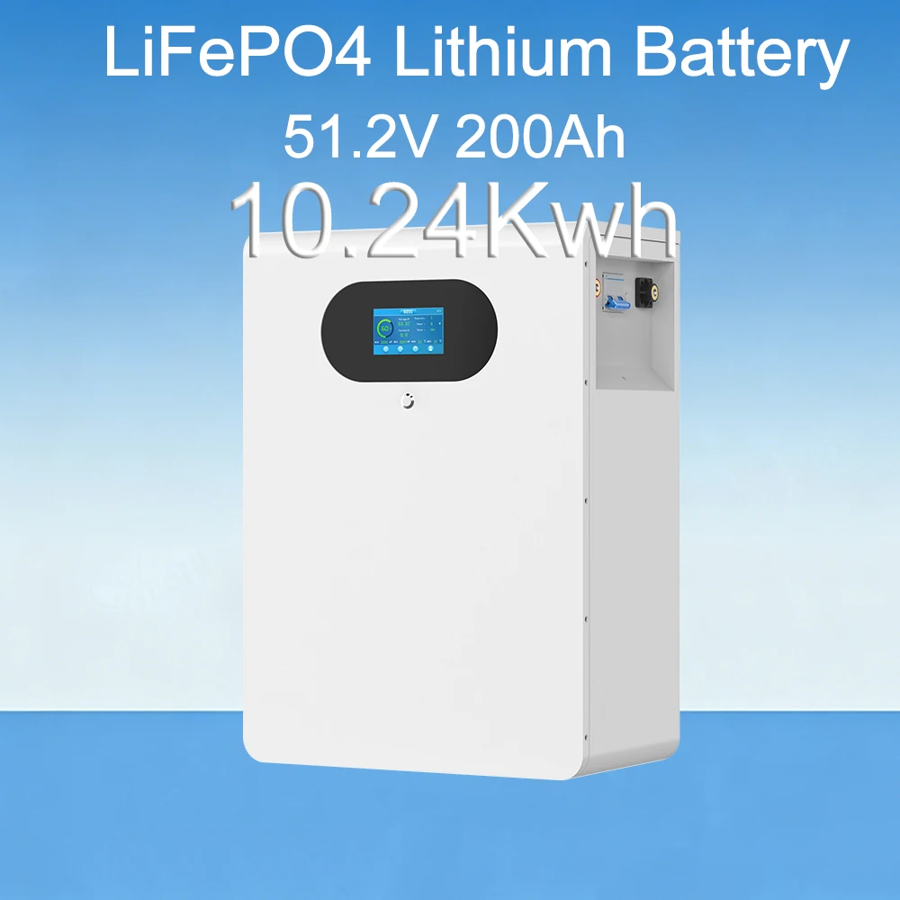 High Energy Density LiFePO4 10.24kWh 24V APP Control Hybrid On Off Grid Solar Backup Home Energy Storage System