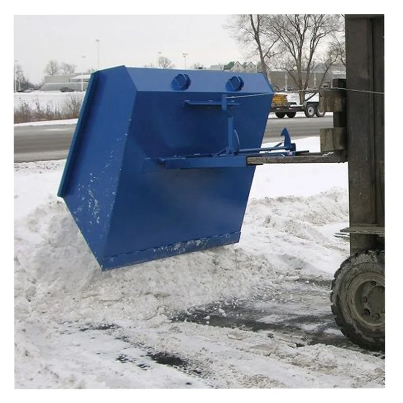 The 4-in-1 bucket Skid Steer Attachments Snow Bucket